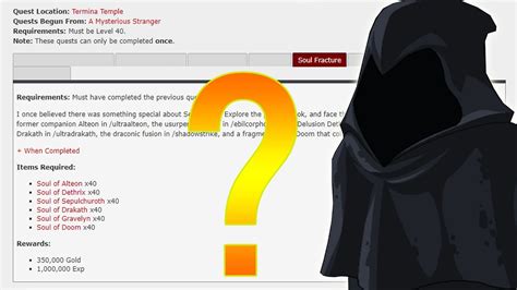 soul fracture aqw|AQW SOUL FRACTURE l A MYSTERIOUS STRANGER QUEST .